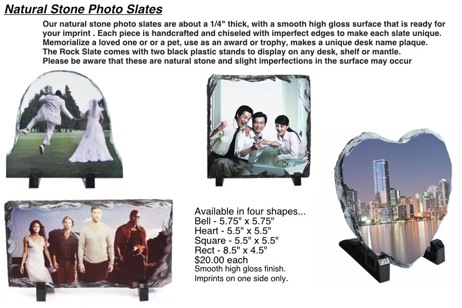 stone slate printing imprint photo slates photo slate rock printing